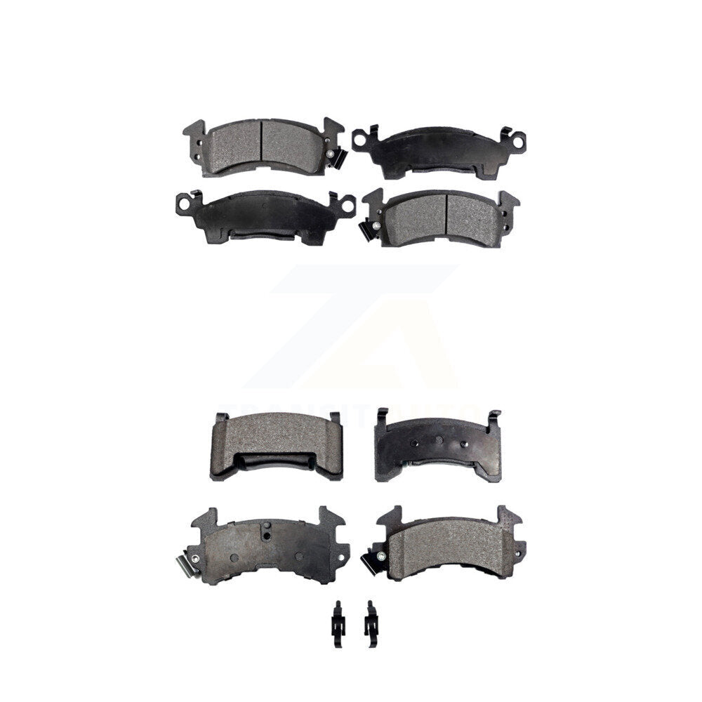 Ceramic Brake Pad Front Rear Kit For Pontiac Firebird Cadillac DeVille Fleetwood