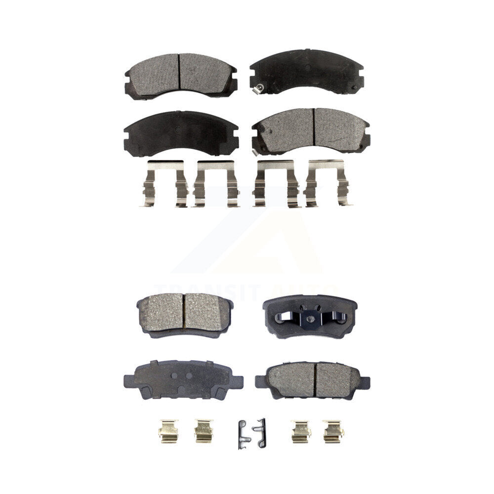 Ceramic Brake Pads Front Rear Kit For 2005-2006 Mitsubishi Outlander