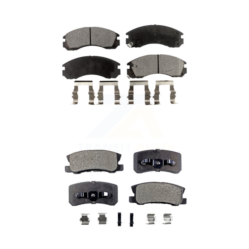 Ceramic Brake Pads Front Rear Kit For Mitsubishi Lancer