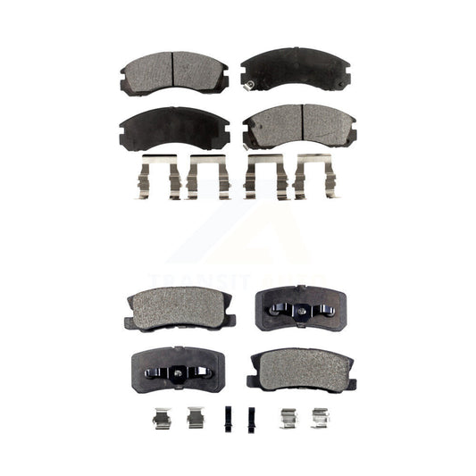 Ceramic Brake Pads Front Rear Kit For Mitsubishi Lancer