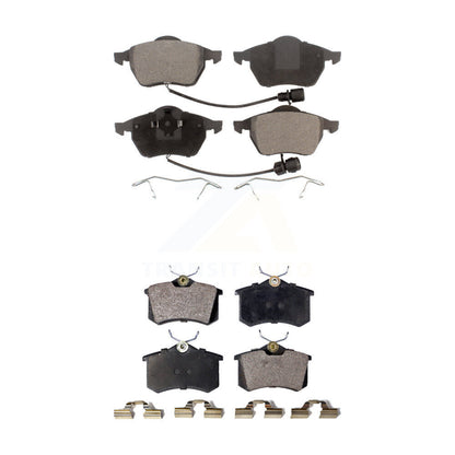 Ceramic Brake Pads Front Rear Kit For 1998-1999 Audi A6