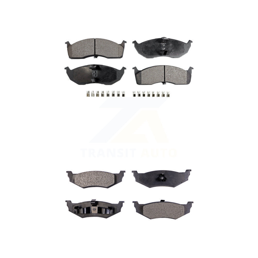 Ceramic Brake Pads Front Rear Kit For Chrysler Intrepid Dodge Concorde 300M LHS