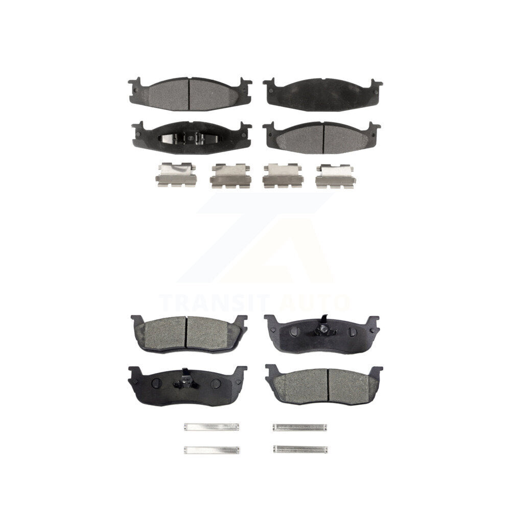 Ceramic Brake Pads Front Rear Kit For 1996 Ford F-150