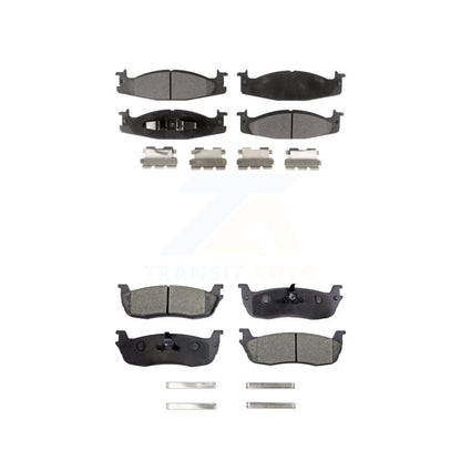 Ceramic Brake Pads Front Rear Kit For 1996 Ford F-150