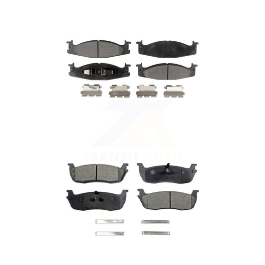 Ceramic Brake Pads Front Rear Kit For 1996 Ford F-150