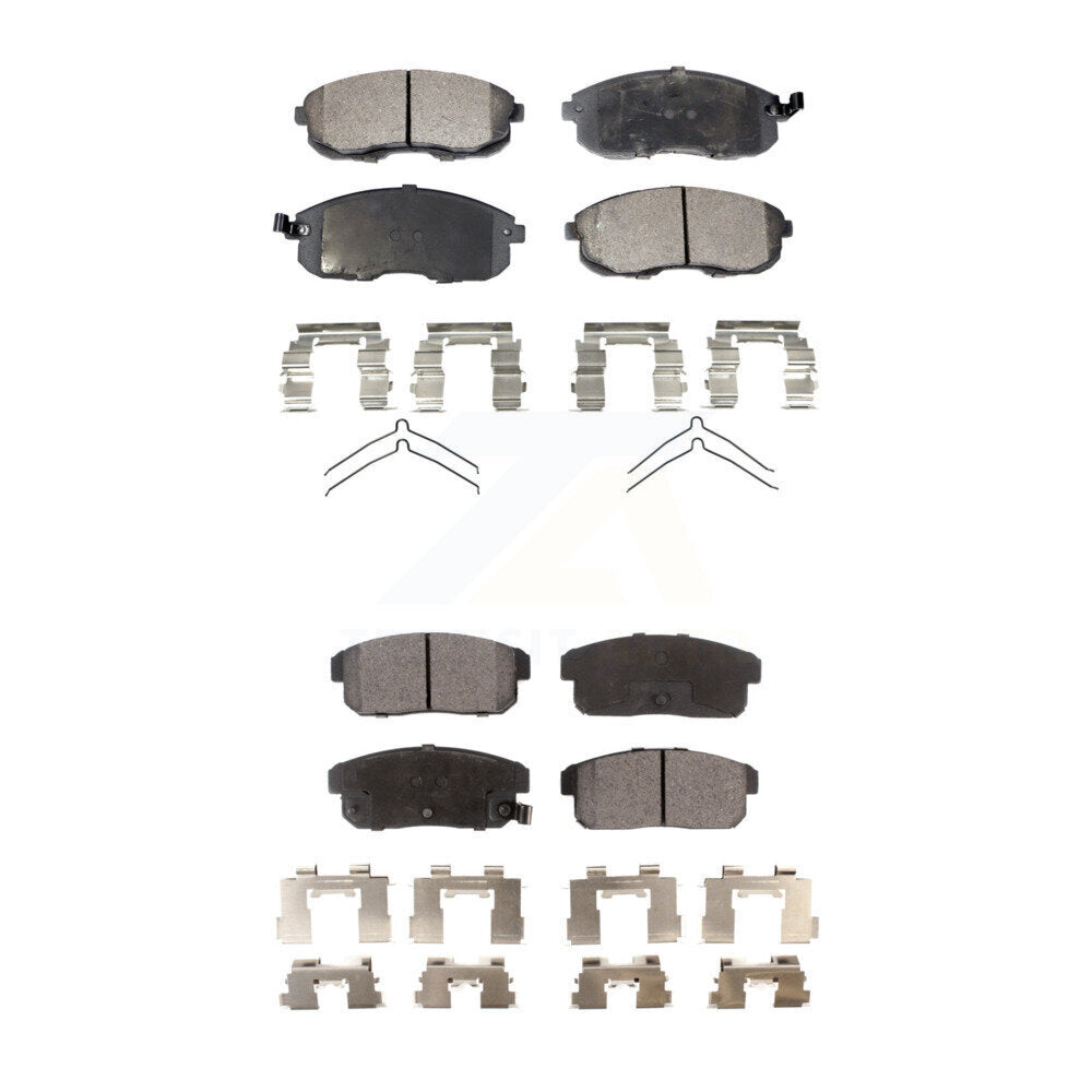Ceramic Brake Pads Front Rear Kit For Nissan Sentra INFINITI G20