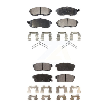 Ceramic Brake Pads Front Rear Kit For Nissan Sentra INFINITI G20