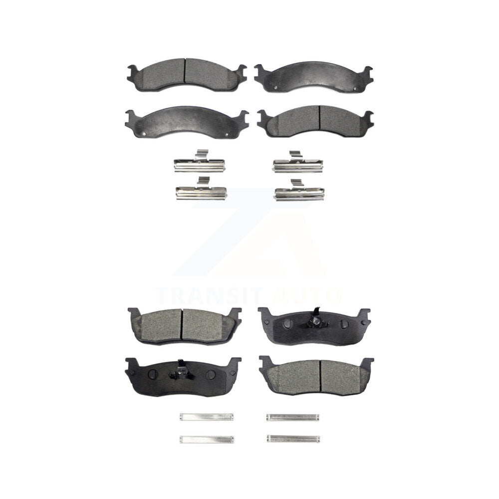 Ceramic Brake Pads Front Rear Kit For Ford F-250 HD