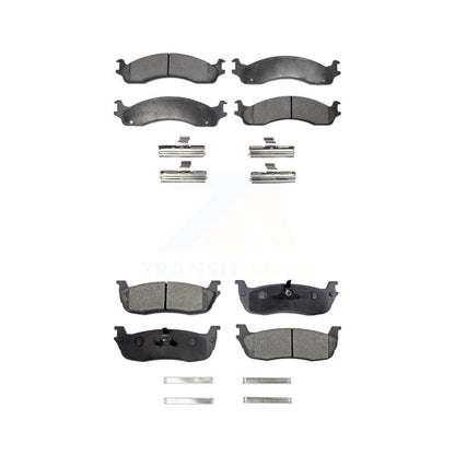 Ceramic Brake Pads Front Rear Kit For Ford F-250 HD