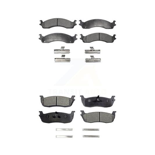 Ceramic Brake Pads Front Rear Kit For Ford F-250 HD