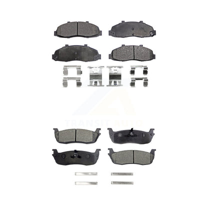 Ceramic Brake Pads Front Rear Kit For Ford F-150 Heritage Lincoln Blackwood