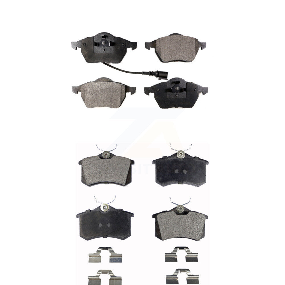 Ceramic Brake Pads Front Rear Kit For Volkswagen Beetle Jetta Golf Passat