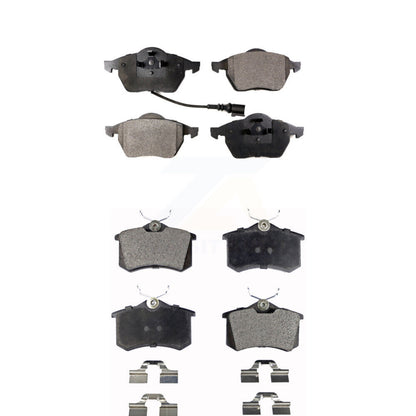 Ceramic Brake Pads Front Rear Kit For Volkswagen Beetle Jetta Golf Passat