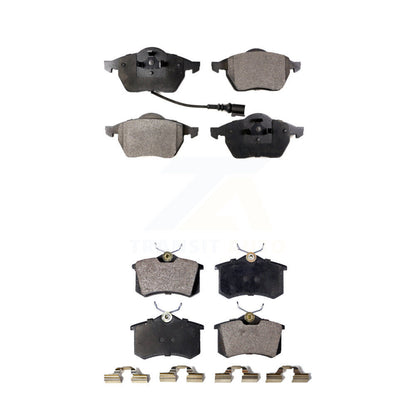 Ceramic Brake Pads Front Rear Kit For Volkswagen Jetta Golf Beetle Audi TT A6