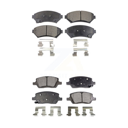 Ceramic Brake Pads Front Rear Kit For 2005 Pontiac Montana FWD