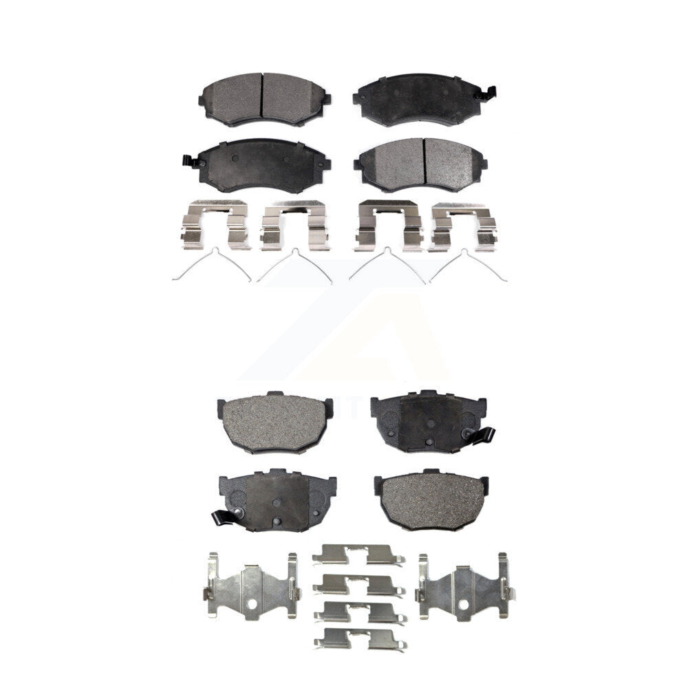 Ceramic Brake Pads Front Rear Kit For Hyundai Elantra Tiburon
