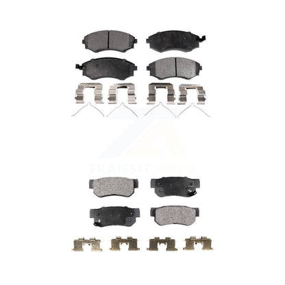Ceramic Brake Pads Front Rear Kit For Hyundai Sonata Kia Optima Magentis
