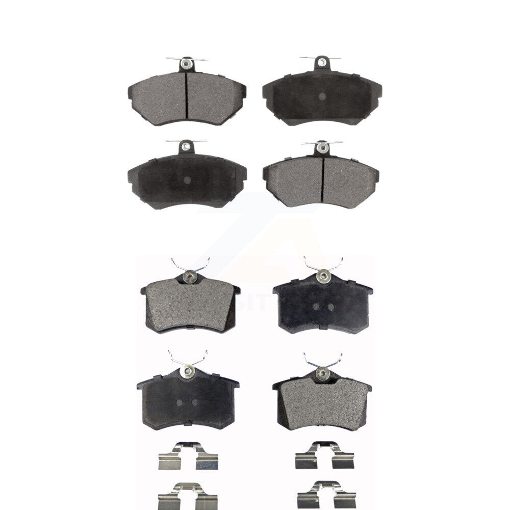 Ceramic Brake Pads Front Rear Kit For Volkswagen Golf Passat