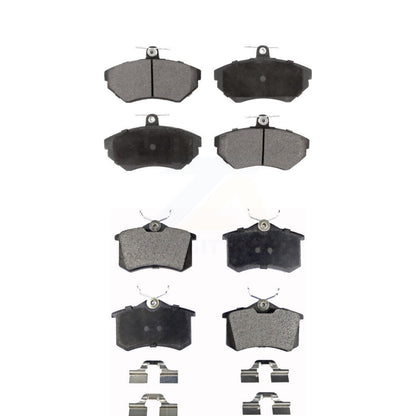 Ceramic Brake Pads Front Rear Kit For Volkswagen Golf Passat