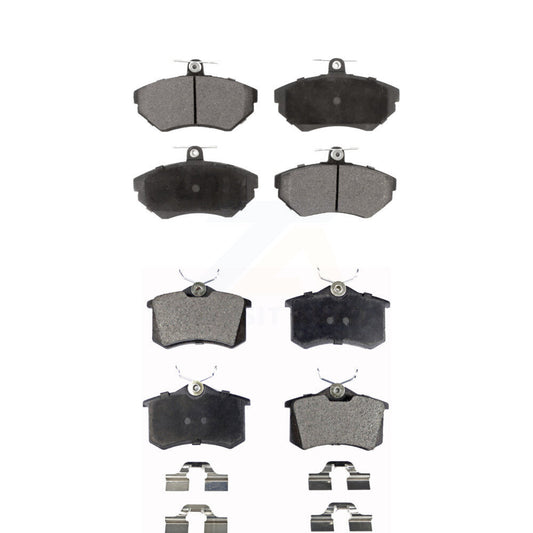 Ceramic Brake Pads Front Rear Kit For Volkswagen Golf Passat