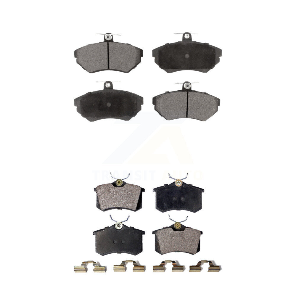 Ceramic Brake Pads Front Rear Kit For 1999-2002 Volkswagen Cabrio