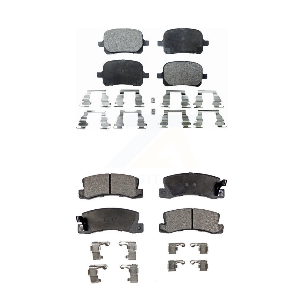 Ceramic Brake Pads Front Rear Kit For Toyota Camry Lexus RX300 Solara ES300