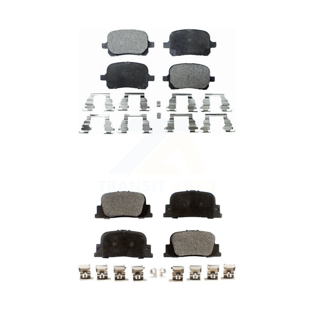 Ceramic Brake Pads Front Rear Kit For Toyota Camry Lexus ES300