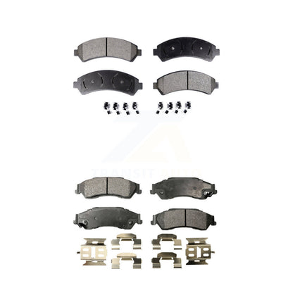 Ceramic Brake Pad Front Rear Kit For Chevrolet GMC Blazer Jimmy S10 Sonoma Isuzu