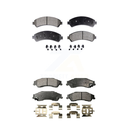 Ceramic Brake Pad Front Rear Kit For Chevrolet GMC Blazer Jimmy S10 Sonoma Isuzu