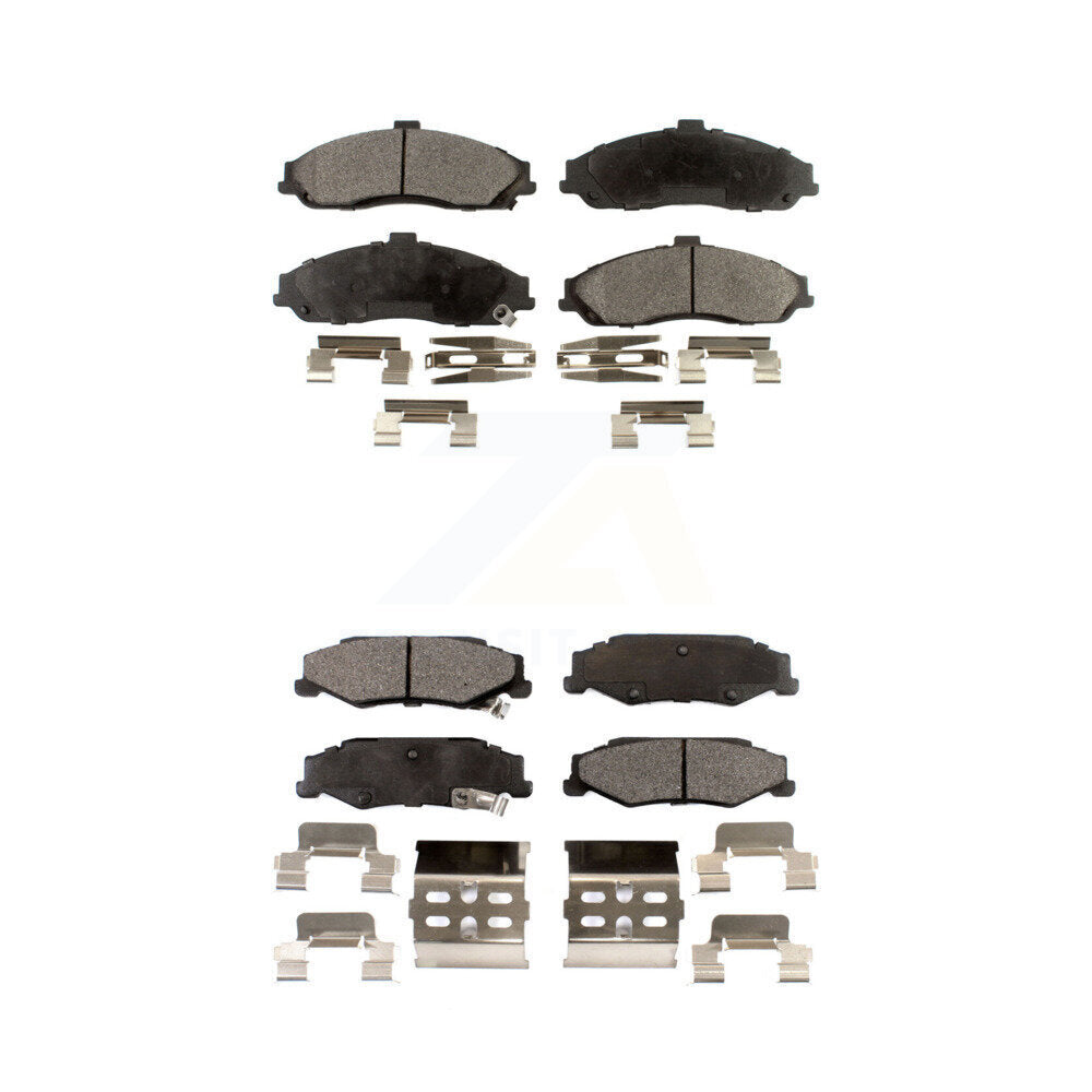 Ceramic Brake Pads Front Rear Kit For Chevrolet Corvette Cadillac XLR