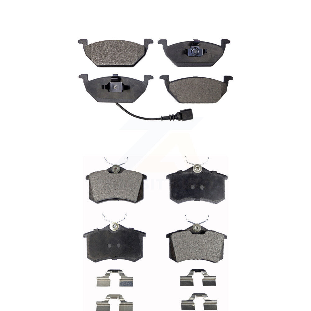 Ceramic Brake Pads Front Rear Kit For Volkswagen Beetle Jetta