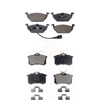 Ceramic Brake Pads Front Rear Kit For Volkswagen Beetle Jetta