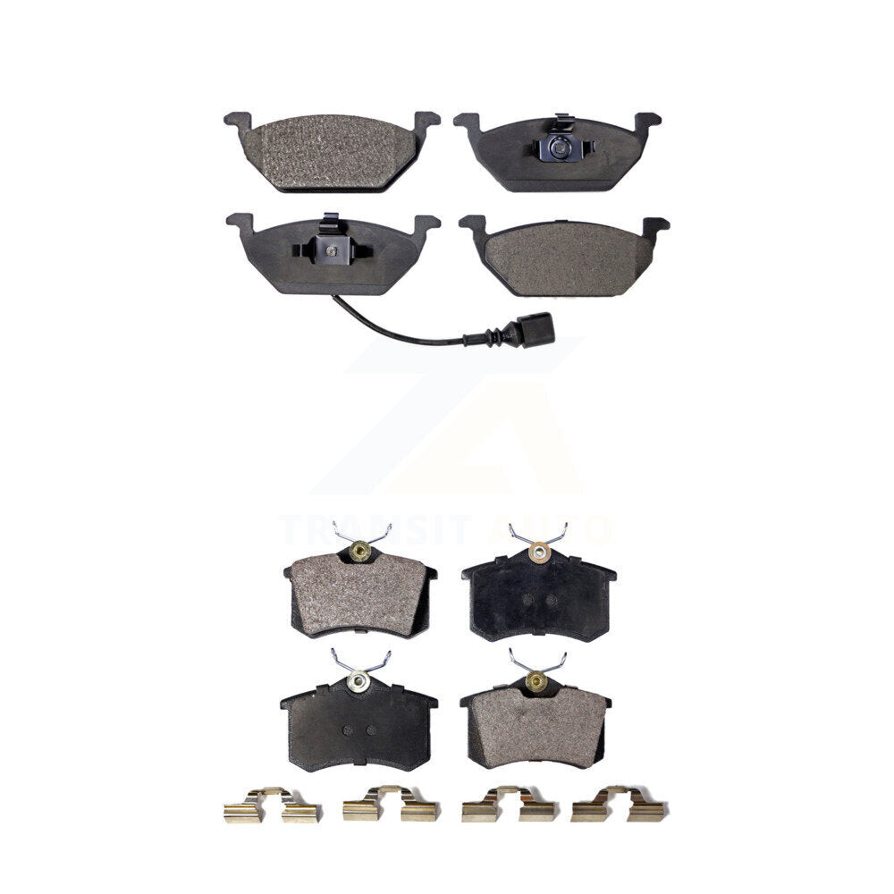 Ceramic Brake Pads Front Rear Kit For Volkswagen Jetta Golf City Beetle