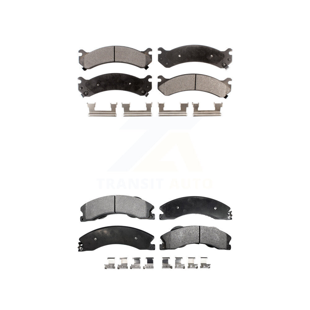 Ceramic Brake Pads Front Rear Kit For GMC Savana 3500 Chevrolet Express 4500