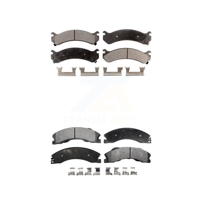 Ceramic Brake Pads Front Rear Kit For GMC Savana 3500 Chevrolet Express 4500