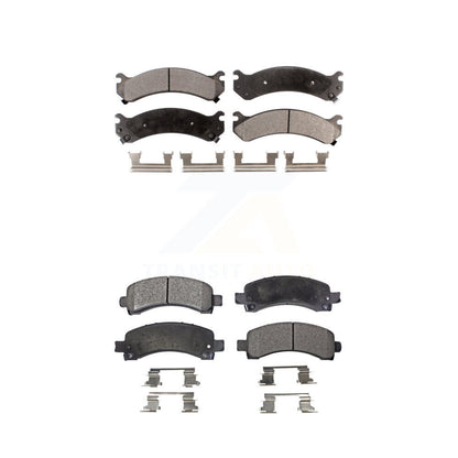 Ceramic Brake Pad Front Rear Kit For GMC Chevrolet Savana 2500 Express 3500 4500
