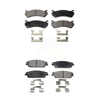 Ceramic Brake Pads Front Rear Kit For Chevrolet Silverado 1500 Disc rear brakes