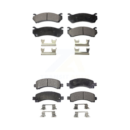 Ceramic Brake Pad Front Rear Kit For 2003-2005 GMC Savana 2500 Chevrolet Express