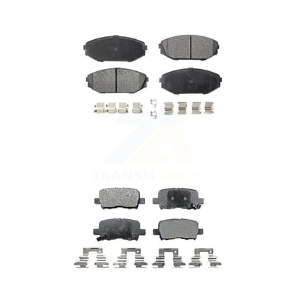 Ceramic Brake Pads Front Rear Kit For Honda Odyssey Acura MDX