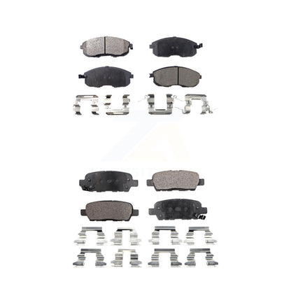 Ceramic Brake Pad Front Rear Kit For Nissan Sentra Altima Juke 350Z INFINITI G35