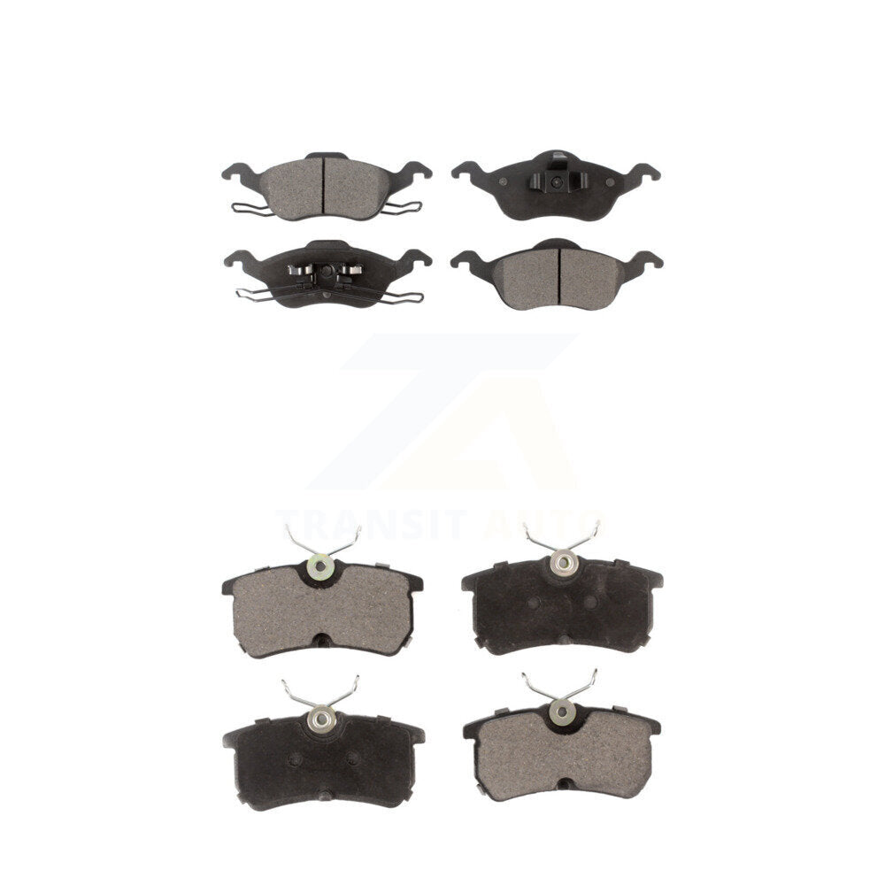 Ceramic Brake Pads Front Rear Kit For Ford Focus