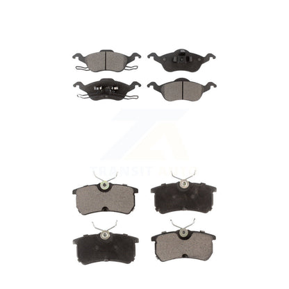 Ceramic Brake Pads Front Rear Kit For Ford Focus