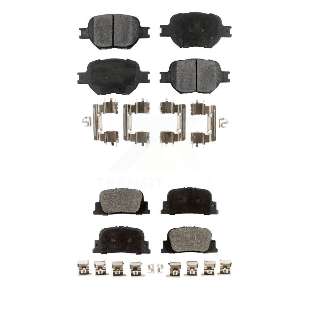 Ceramic Brake Pads Front Rear Kit For 2005-2010 Scion tC