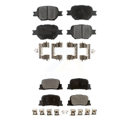 Ceramic Brake Pads Front Rear Kit For 2005-2010 Scion tC