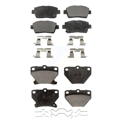 Ceramic Brake Pads Front Rear Kit For 2000 Toyota Celica GT