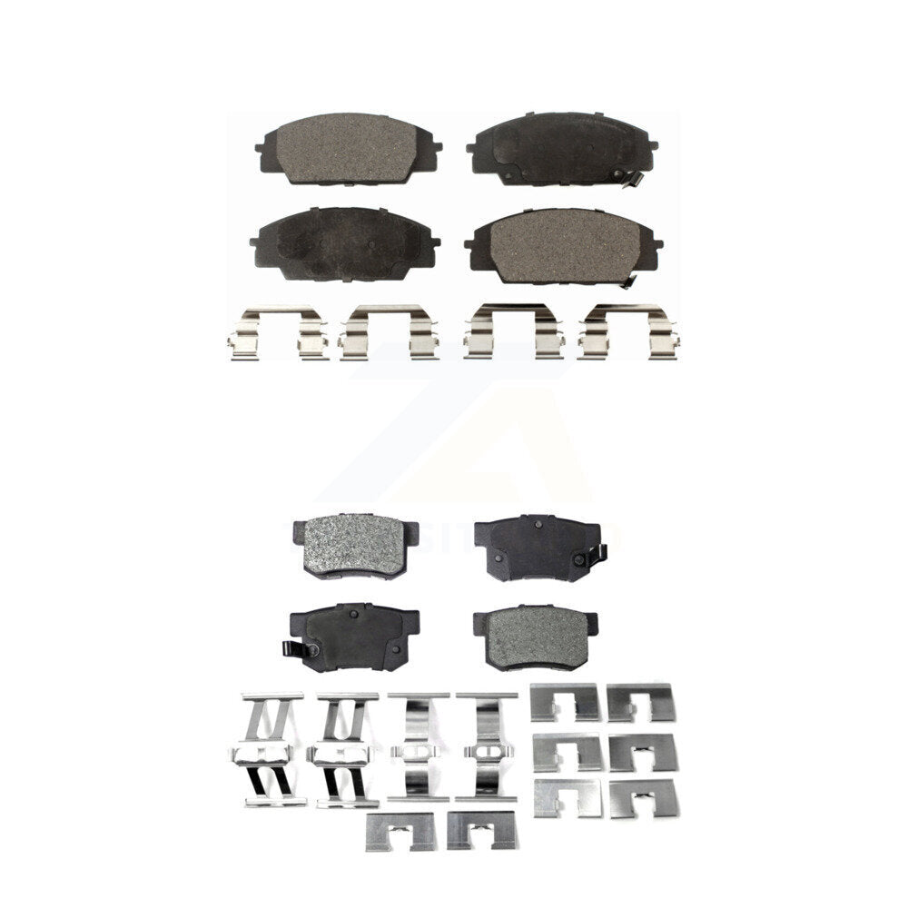 Ceramic Brake Pads Front Rear Kit For Honda Civic Acura CSX RSX S2000