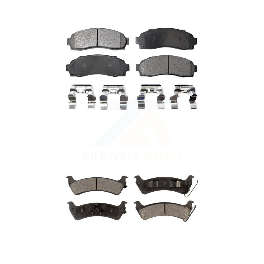 Ceramic Brake Pads Front Rear Kit For Ford Explorer Sport Trac