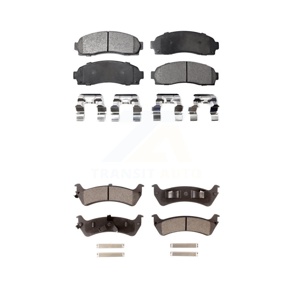 Ceramic Brake Pads Front Rear Kit For 2001 Ford Explorer Sport