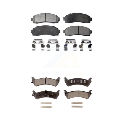 Ceramic Brake Pads Front Rear Kit For 2001 Ford Explorer Sport