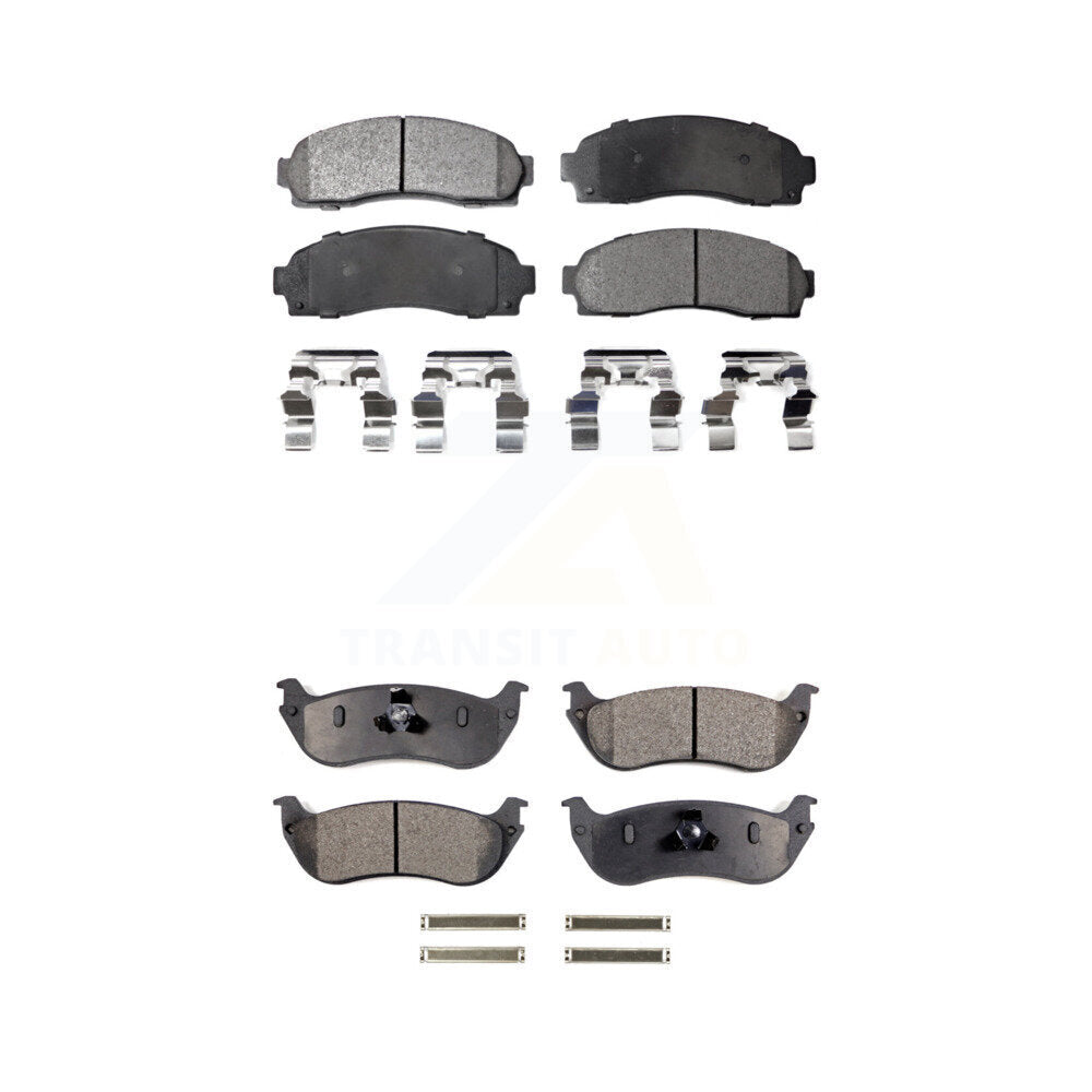 Ceramic Brake Pads Front Rear Kit For Ford Explorer Mercury Mountaineer